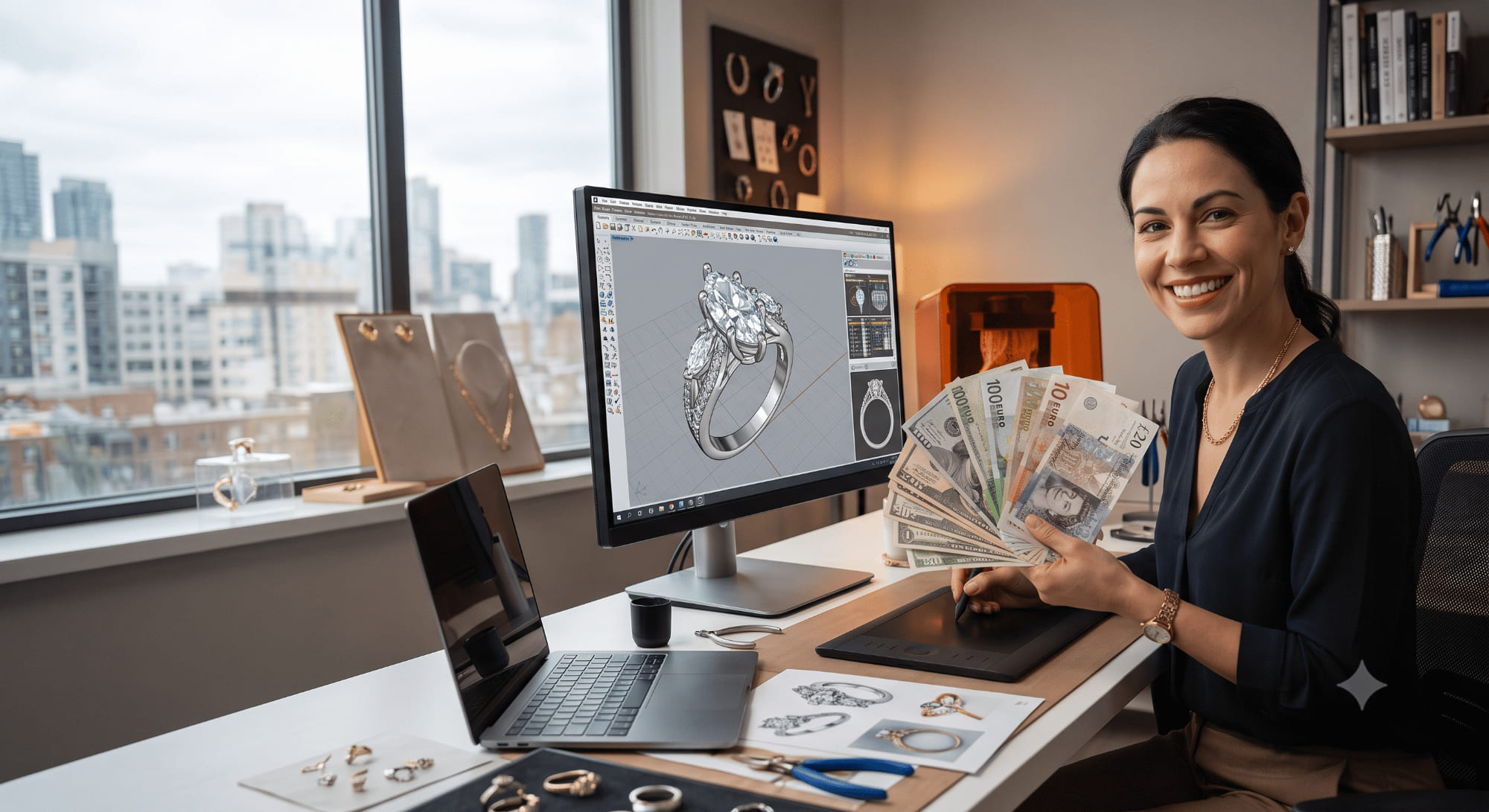 CAD Designer Studio Background